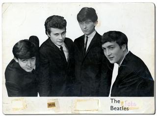 The Beatles, 1962 (L-R: Paul McCartney, Pete Best, George Harrison, John Lennon) The Beatles, 1962 (L-R: Paul McCartney, Pete Best, George Harrison, John Lennon)