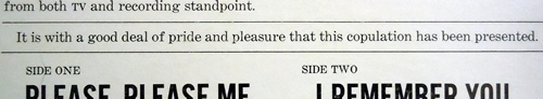 "Copulation" statement on back of Vee Jay's "Jolly What!" album, 1964 "Copulation" statement on back of Vee Jay's "Jolly What!" album, 1964
