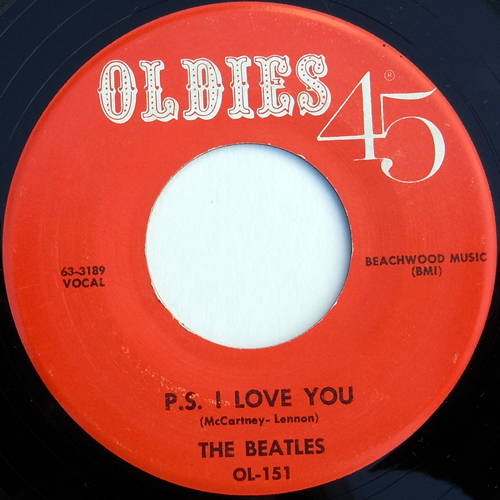 B-Side of Oldies OL 151, P.S. I Love You (click to enlarge) B-Side of Oldies OL 151, P.S. I Love You (click to enlarge)