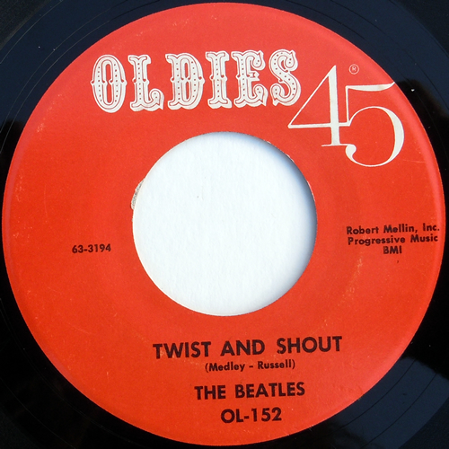 A-Side of Oldies OL 152, Twist And Shout (click to enlarge) A-Side of Oldies OL 152, Twist And Shout (click to enlarge)