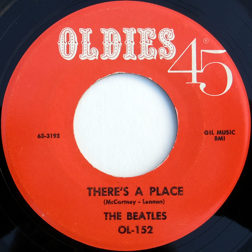 B-Side of Oldies OL 152, There's A Place (click to enlarge) B-Side of Oldies OL 152, There's A Place (click to enlarge)
