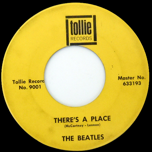 Vee Jay's first issuance of Twist And Shout as a single was on their Tollie subsidiary on March 2, 1964 as T-9001. This is the B-Side, with There's A Place (click to enlarge) Vee Jay's first issuance of Twist And Shout as a single was on their Tollie subsidiary on March 2, 1964 as T-9001. This is the B-Side, with There's A Place (click to enlarge)