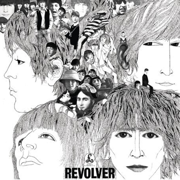Revolver LP cover art, 1966 Revolver LP cover art, 1966