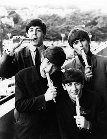 The Beatles at the Palace Court Hotel in Bournemouth in August, 1963 The Beatles at the Palace Court Hotel in Bournemouth in August, 1963