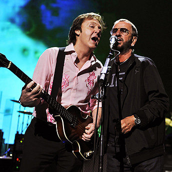 Paul McCartney and Ringo Starr Paul McCartney and Ringo Starr